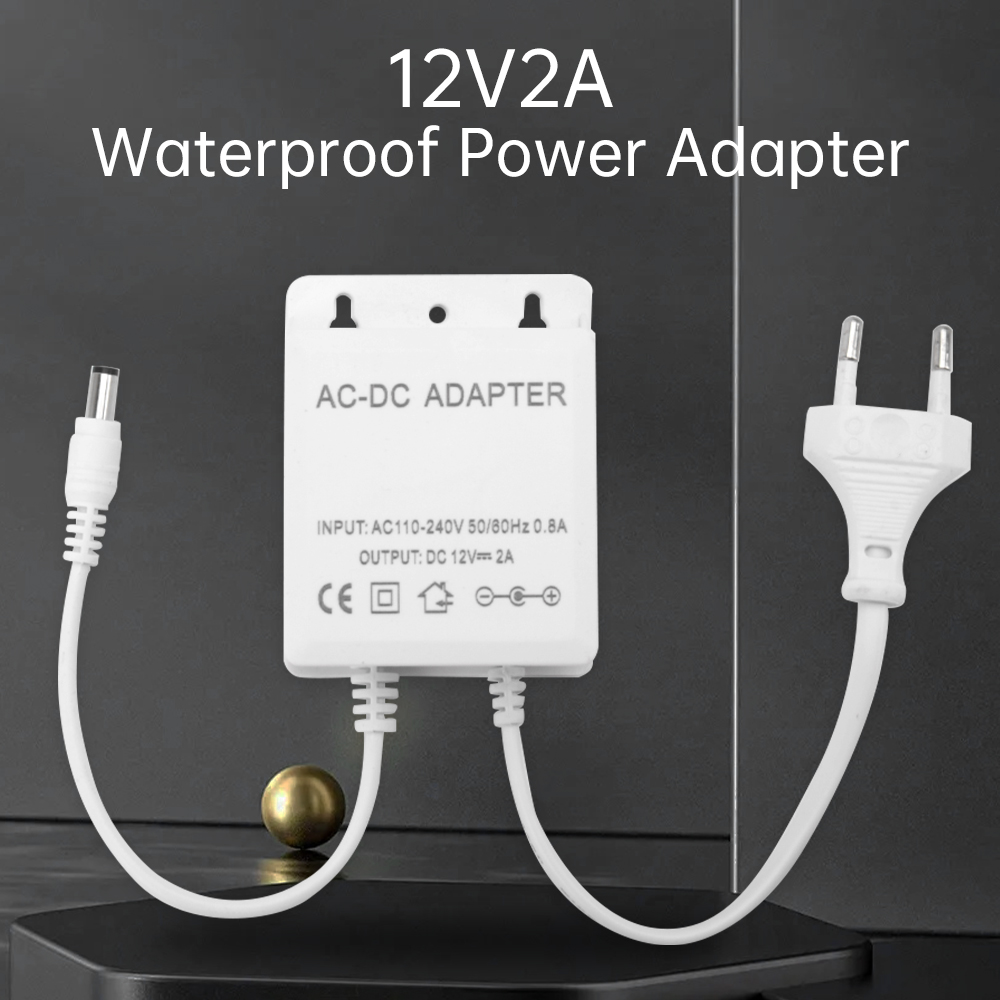 Outdoor Power Port - DC12V 2A EU Adapter wtyczki bezpieczeństwo