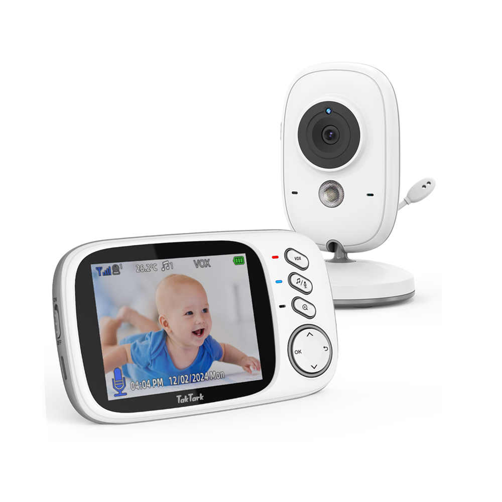 Outdoor Power Port - TakTark 3.2-calowy Bezprzewodowy Monitor Wideo dla