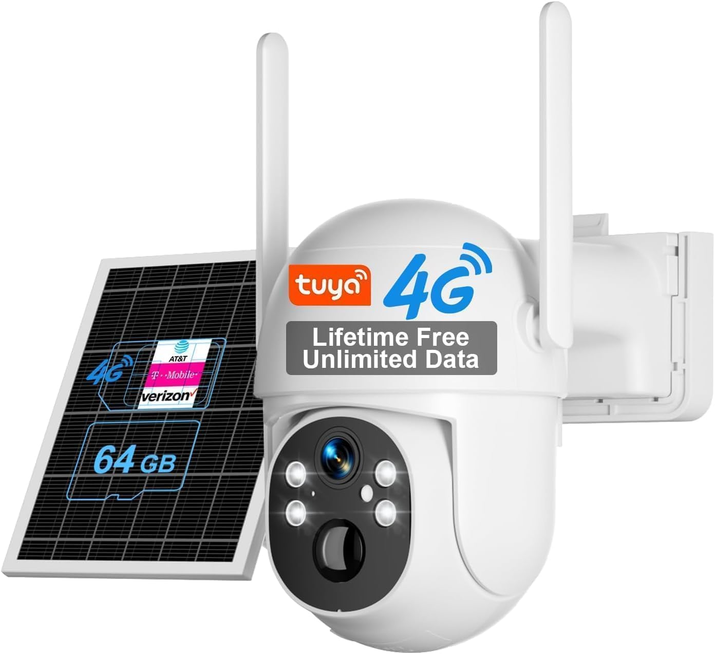 Outdoor Power Unlimited - Kamera bezpieczeństwa zasilana energią słoneczną, obsługująca