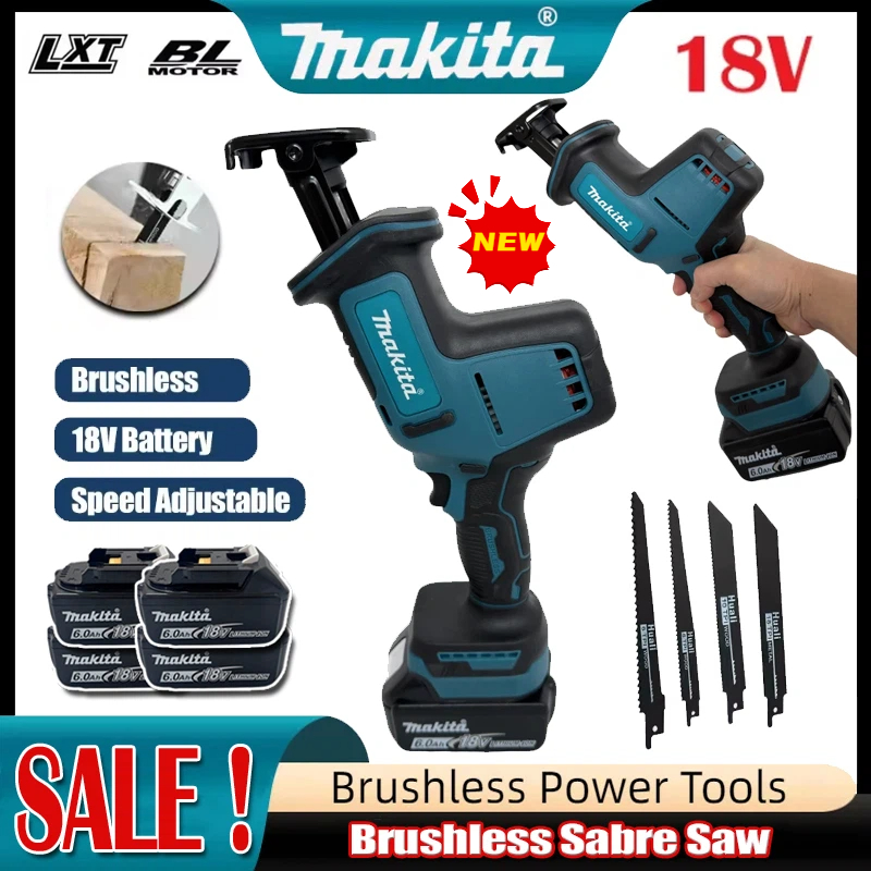 Electric Chainsaw Battery - Piła szablasta akumulatorowa Makita 2026, bezszczotkowa,