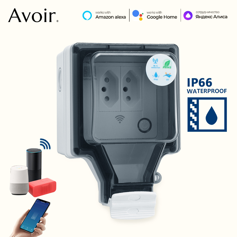 Outdoor Power Not Working - Avoir Tuya Wifi inteligentne gniazdo IP66