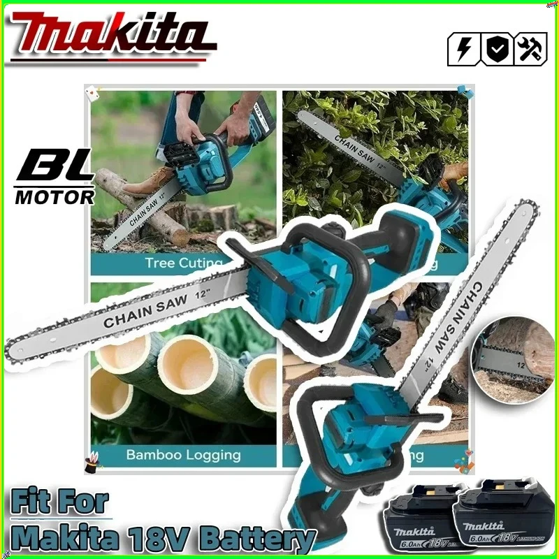 Electric Chainsaw Battery - Makita 18V 2200W Przenośna Piła Łańcuchowa