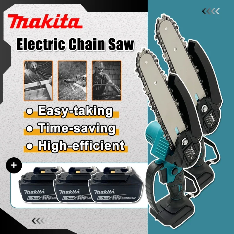 Electric Chainsaw Battery - Piła łańcuchowa Makita 6 cali, piła