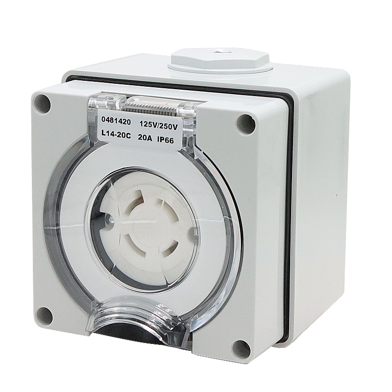 Outdoor Power Receptacle - Gniazdo zasilania generatora 125/250V 20A, wodoszczelne,