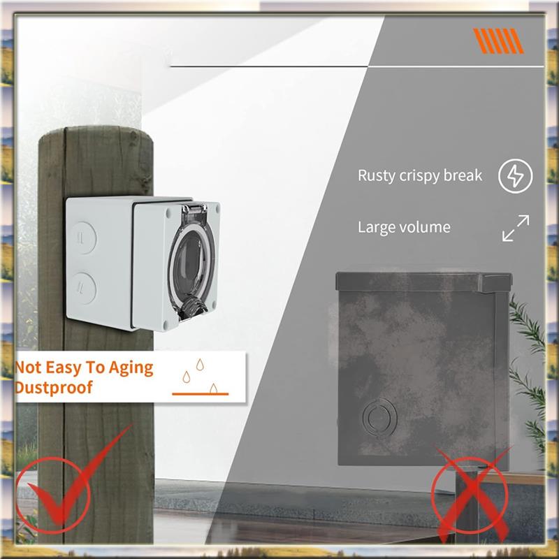 Outdoor Power Receptacle - AA46 HOT-50Amp Zewnętrzna skrzynka gniazdka zasilania,