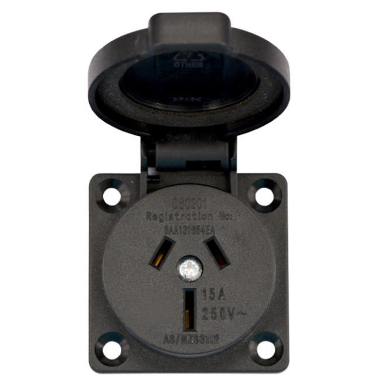 2 sztuki czarny 10A 15A Austra – Outdoor Power Receptacle recenzja i cena