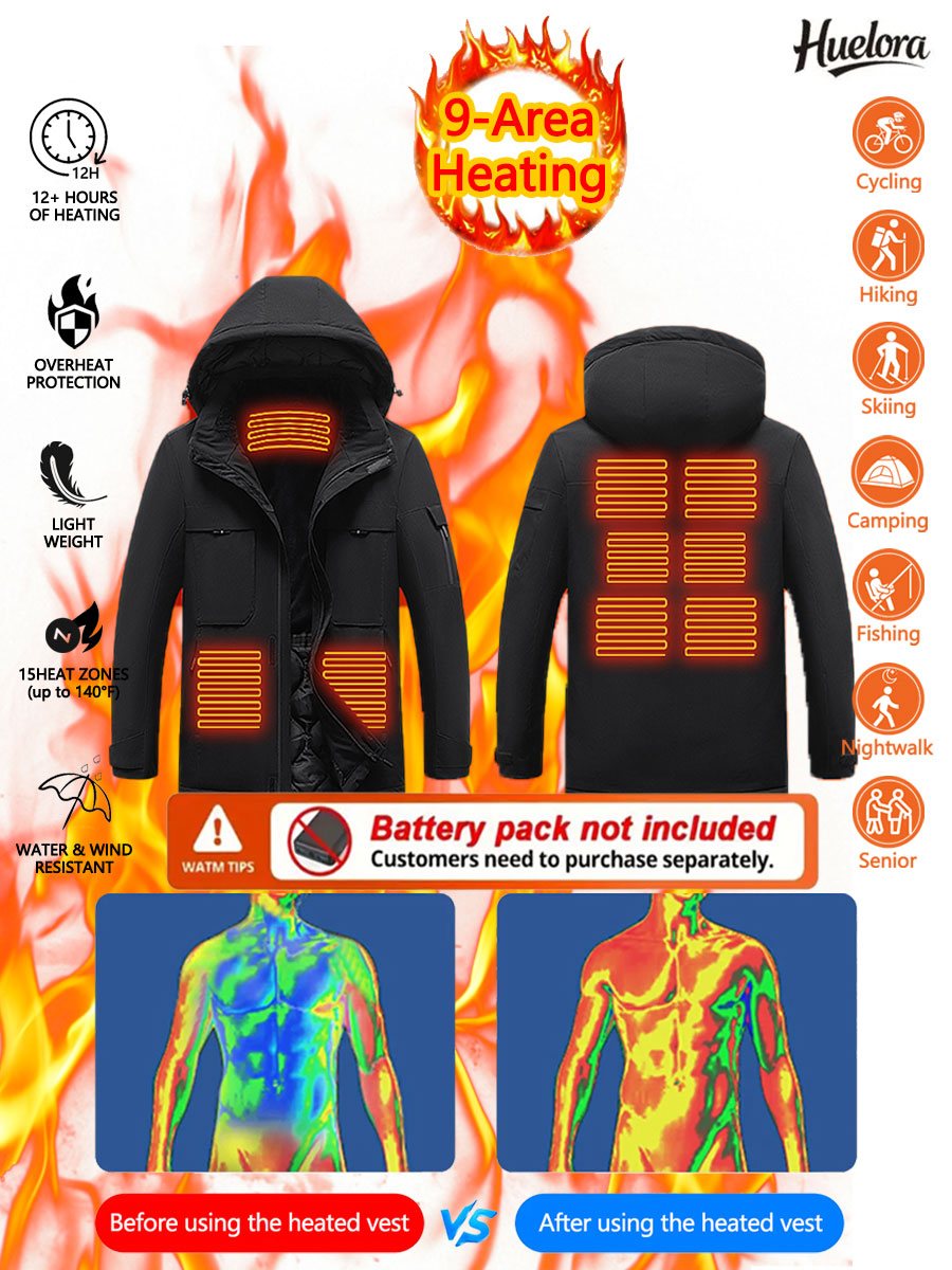 Kurtka grzewcza Huelora 9 Area – Outdoor Power Not Working recenzja i cena