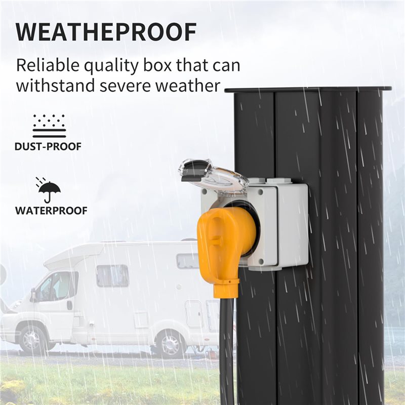 Skrzynka zasilająca 2x 30A, gn – Outdoor Power Receptacle recenzja i cena
