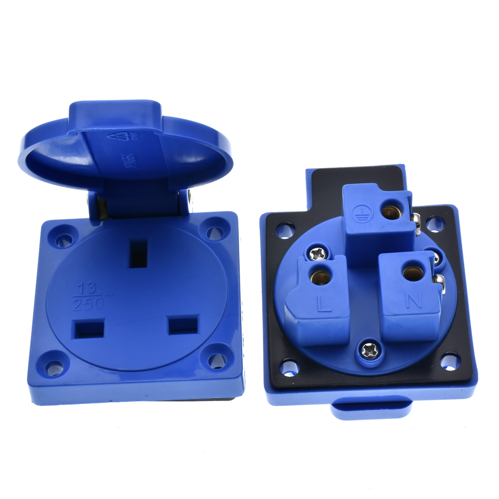 1 szt. Wielka brytania czarny  – Outdoor Power Receptacle recenzja i cena