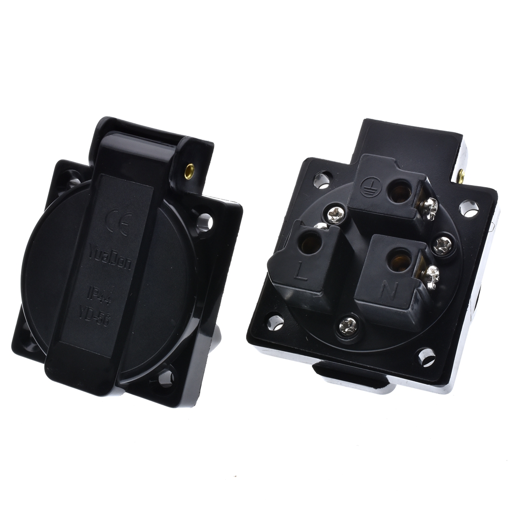 1 szt. Wielka brytania czarny  – Outdoor Power Receptacle recenzja i cena