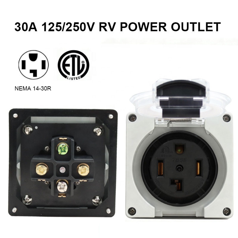 Gniazdo zasilania 30A NEMA 14- – Outdoor Power Receptacle recenzja i cena