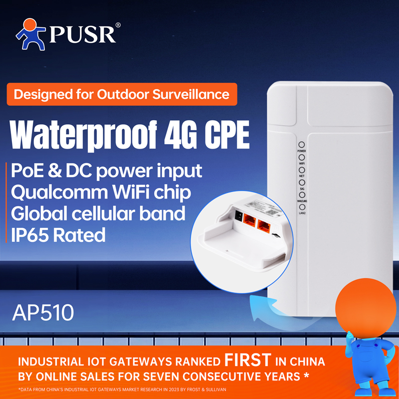 Router 4G LTE PUSR Outdoor CPE – Outdoor Power Port recenzja i cena