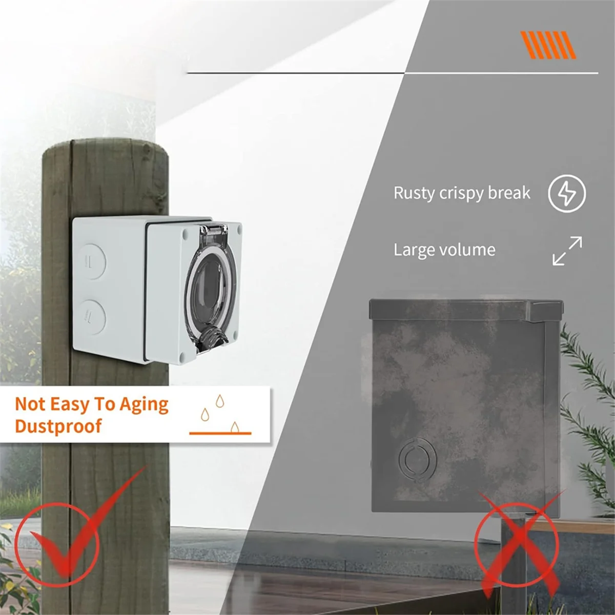 Skrzynka gniazdowa zasilająca, – Outdoor Power Receptacle recenzja i cena