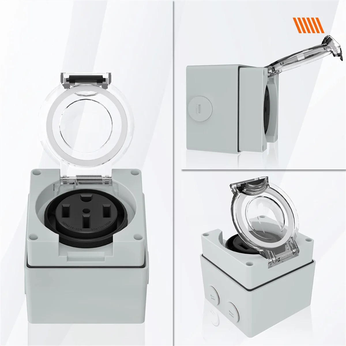 Skrzynka gniazdowa zasilająca, – Outdoor Power Receptacle recenzja i cena