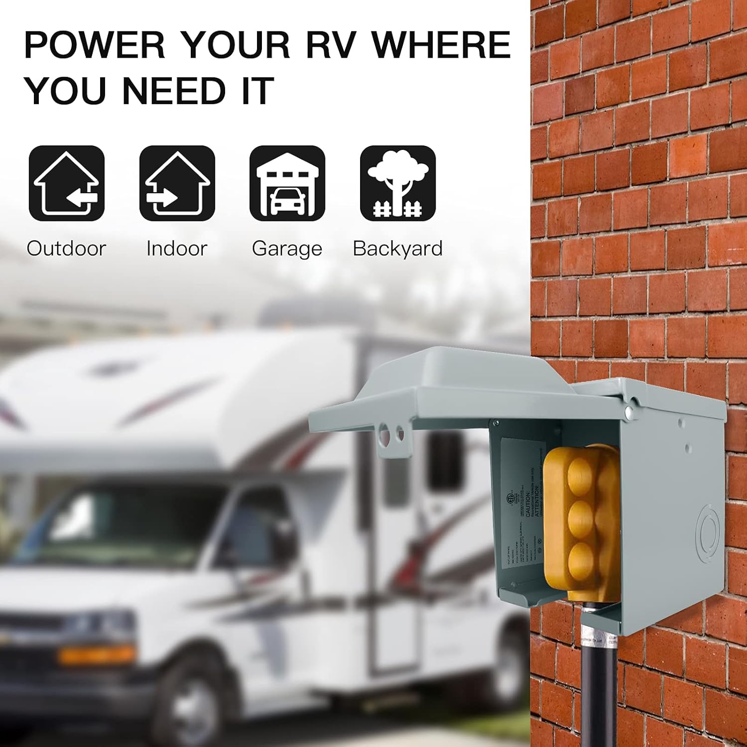 30/50 A 125/250 V RV Power Out – Outdoor Power Receptacle recenzja i cena