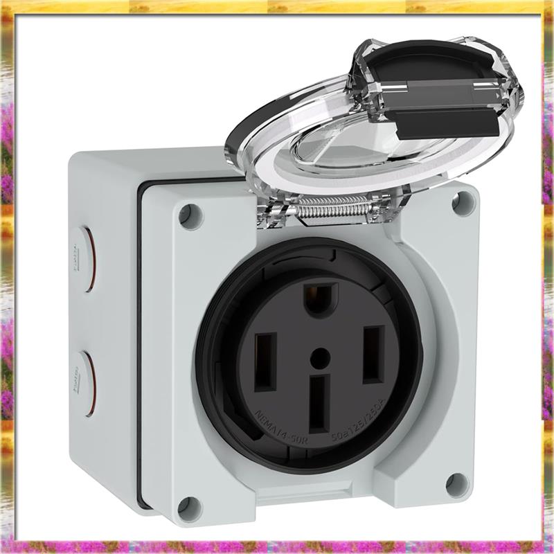 AA46 HOT-50Amp Zewnętrzna skrz – Outdoor Power Receptacle recenzja i cena
